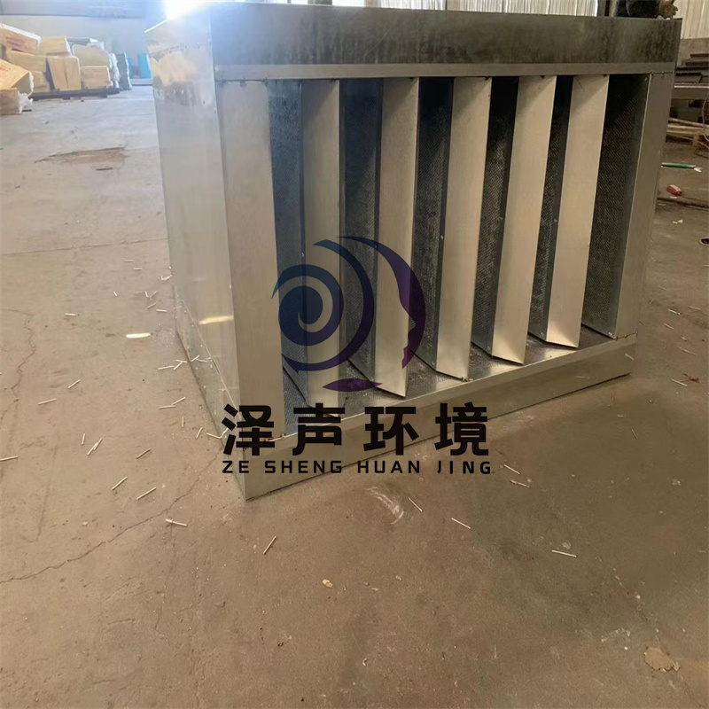 尖劈方阵式消声器